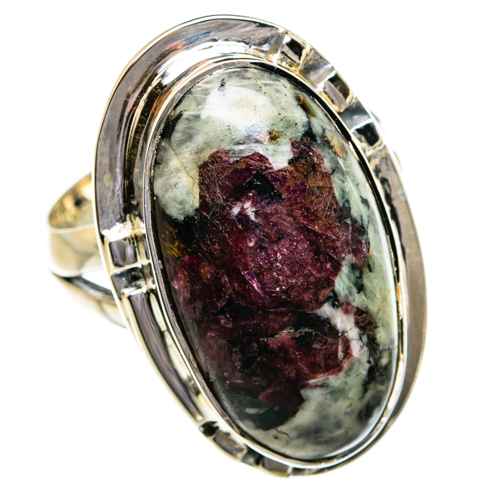 Russian Eudialyte Rings handcrafted by Anasilvercos - RING80656