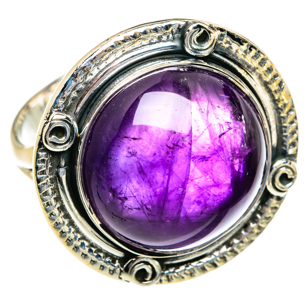 Amethyst Rings handcrafted by Anasilvercos - RING80659