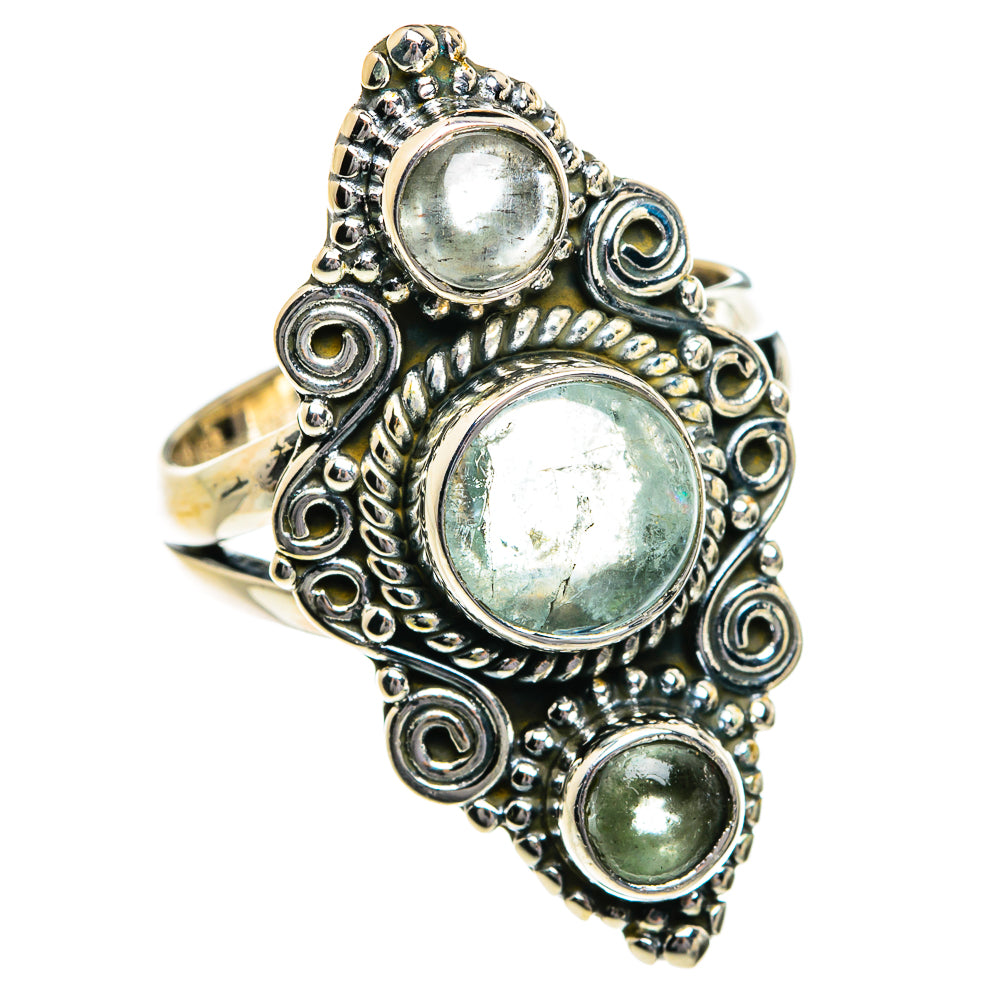 Aquamarine Rings handcrafted by Anasilvercos - RING80673