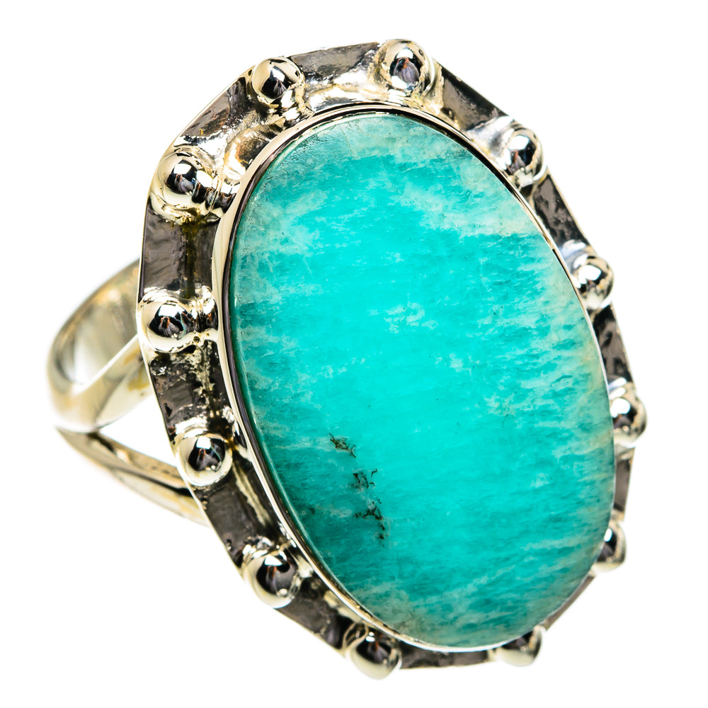 Amazonite Rings handcrafted by Anasilvercos - RING80676