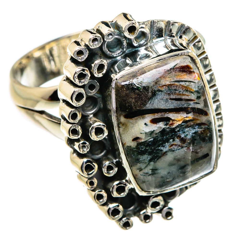 Astrophyllite Rings handcrafted by Anasilvercos - RING80678
