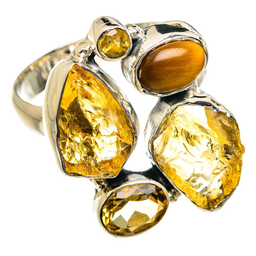 Citrine Rings handcrafted by Anasilvercos - RING80682