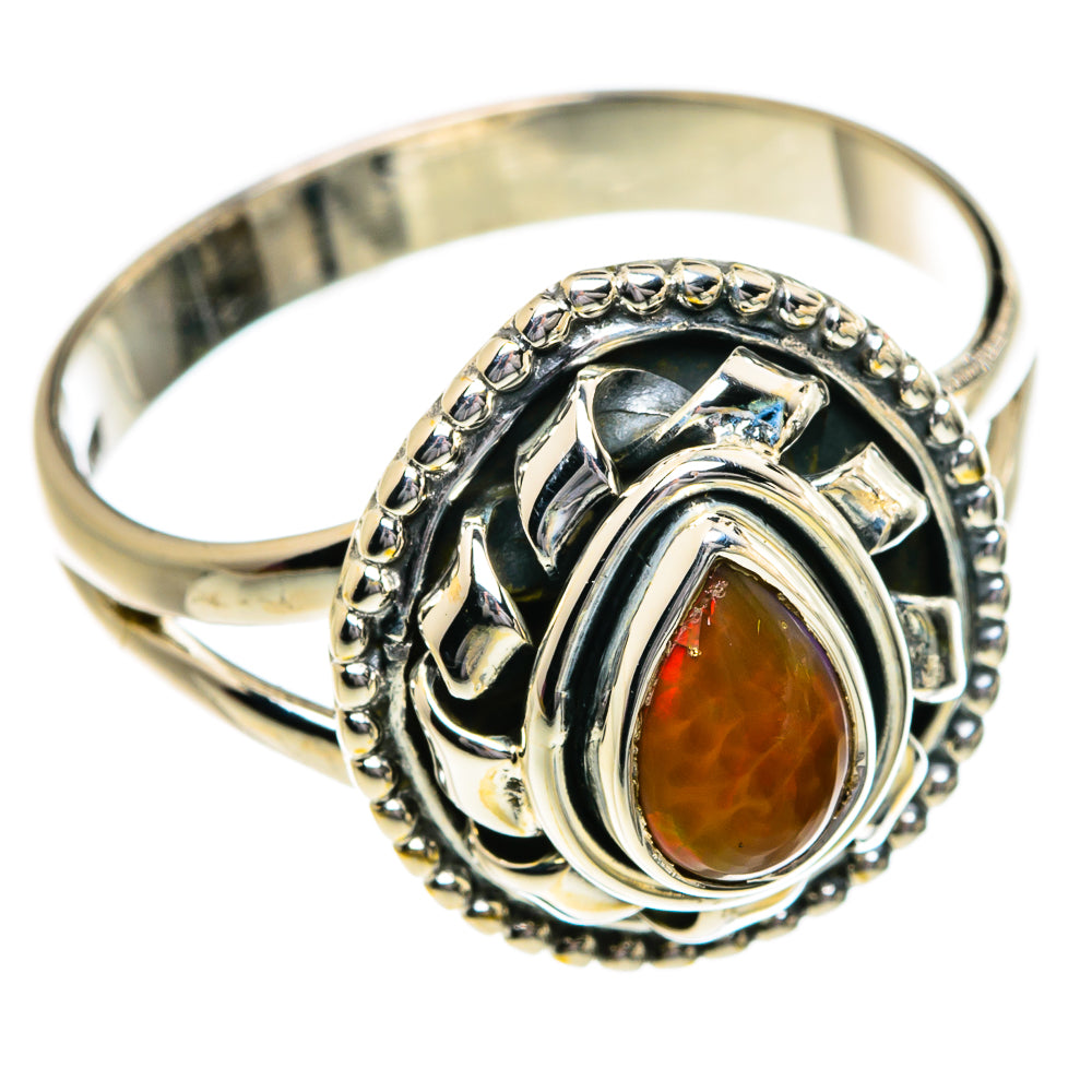 Ethiopian Opal Rings handcrafted by Anasilvercos - RING80697