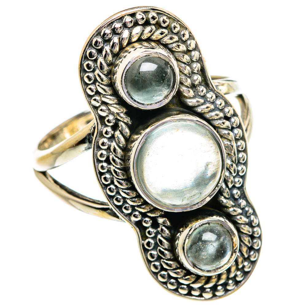 Aquamarine Rings handcrafted by Anasilvercos - RING80700