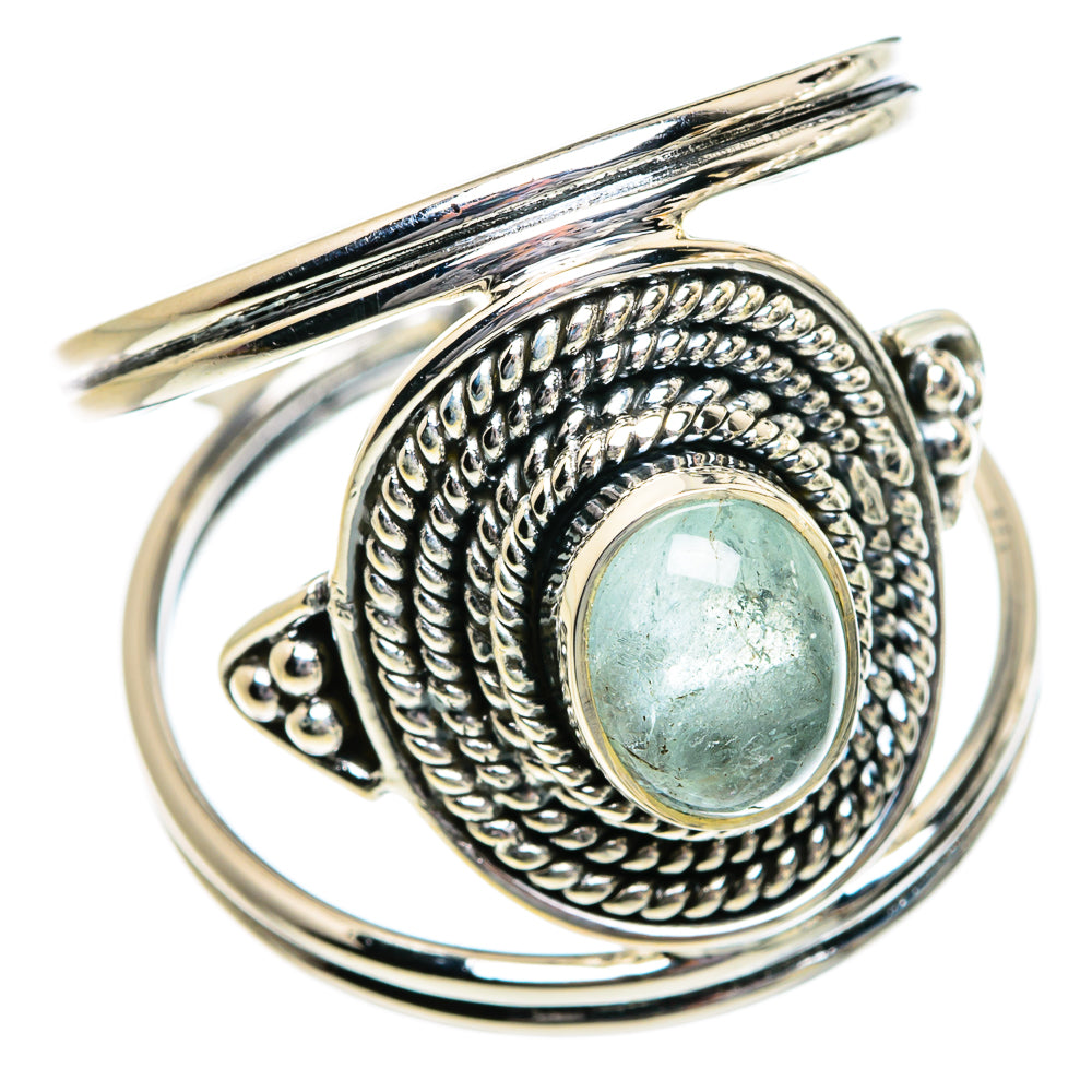 Aquamarine Rings handcrafted by Anasilvercos - RING80702
