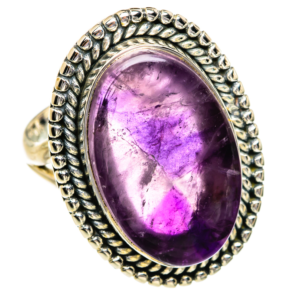 Amethyst Rings handcrafted by Anasilvercos - RING80713