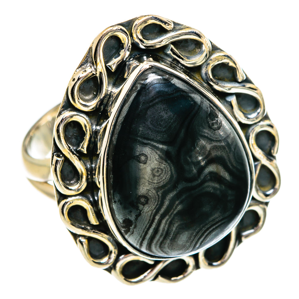 Psilomelane Rings handcrafted by Anasilvercos - RING80715 - Photo 2