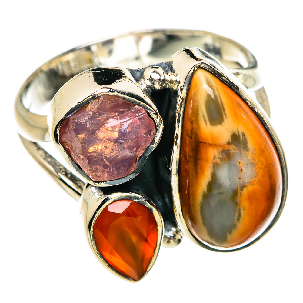 Willow Creek Jasper Rings handcrafted by Anasilvercos - RING80720