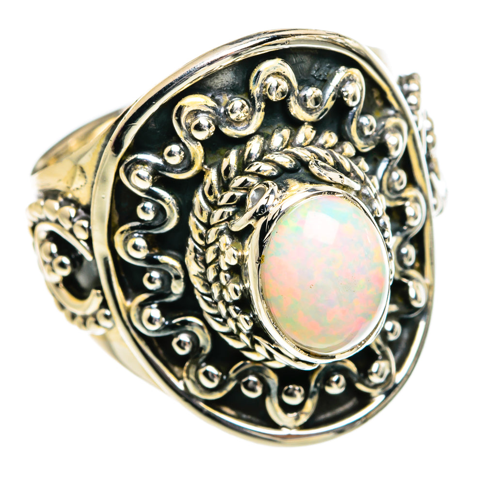 Ethiopian Opal Rings handcrafted by Anasilvercos - RING80721