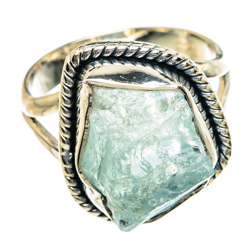 Aquamarine Rings handcrafted by Anasilvercos - RING80724
