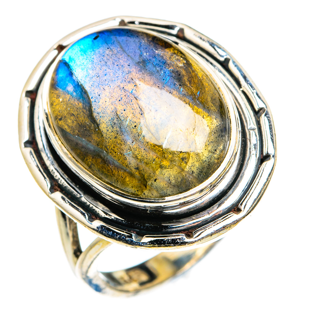Labradorite Rings handcrafted by Anasilvercos - RING80728