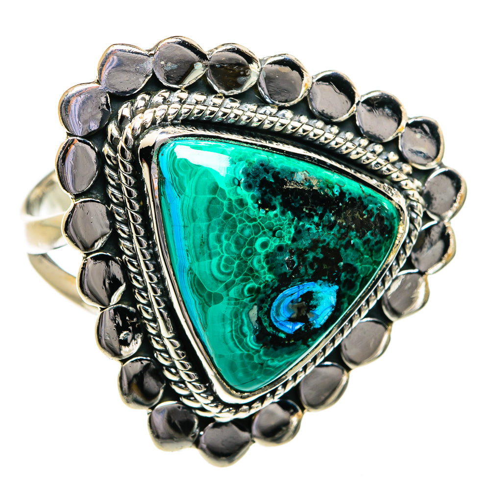 Chrysocolla Rings handcrafted by Anasilvercos - RING80731