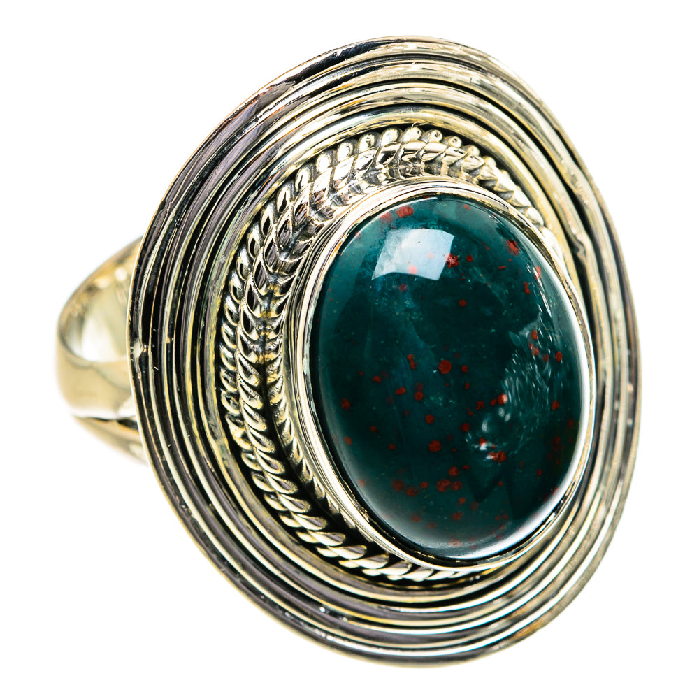 Bloodstone Rings handcrafted by Anasilvercos - RING80732