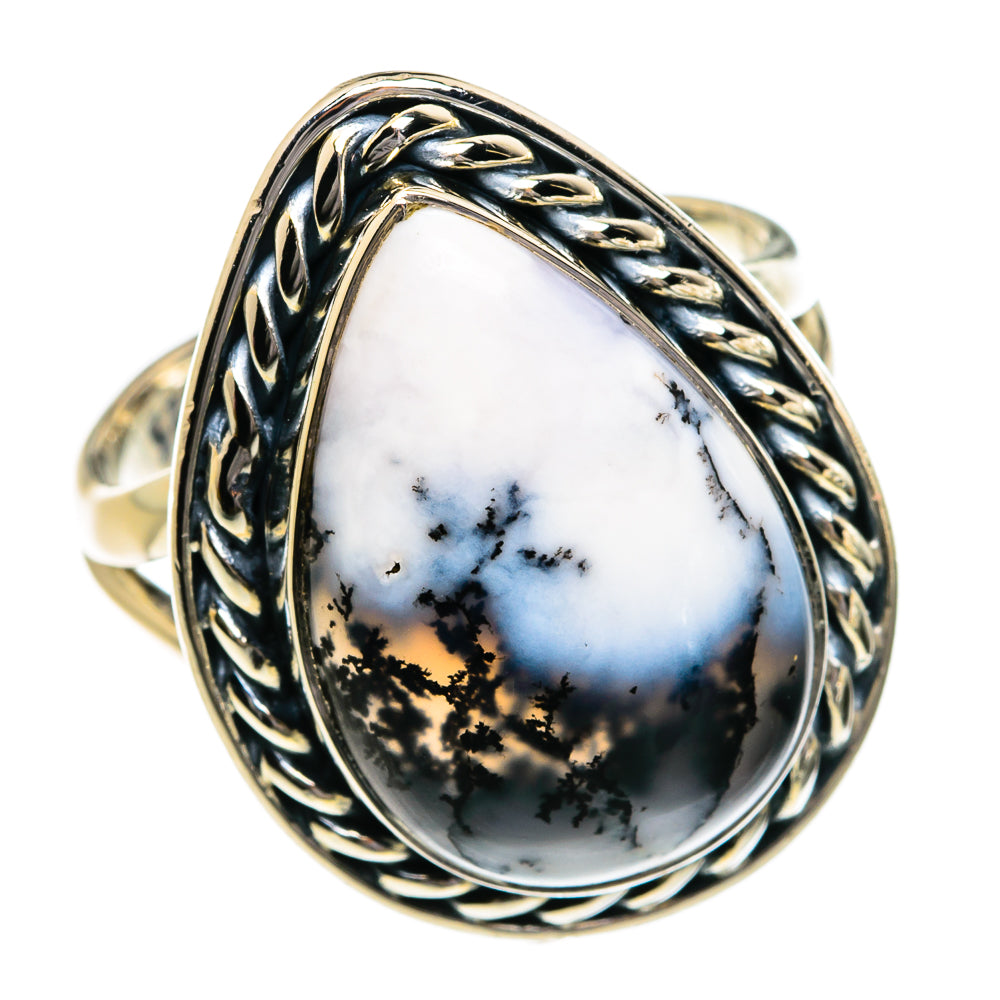 Dendritic Opal Rings handcrafted by Anasilvercos - RING80744