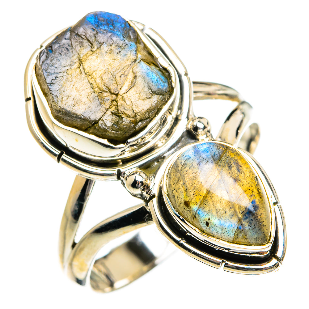 Labradorite Rings handcrafted by Anasilvercos - RING80752
