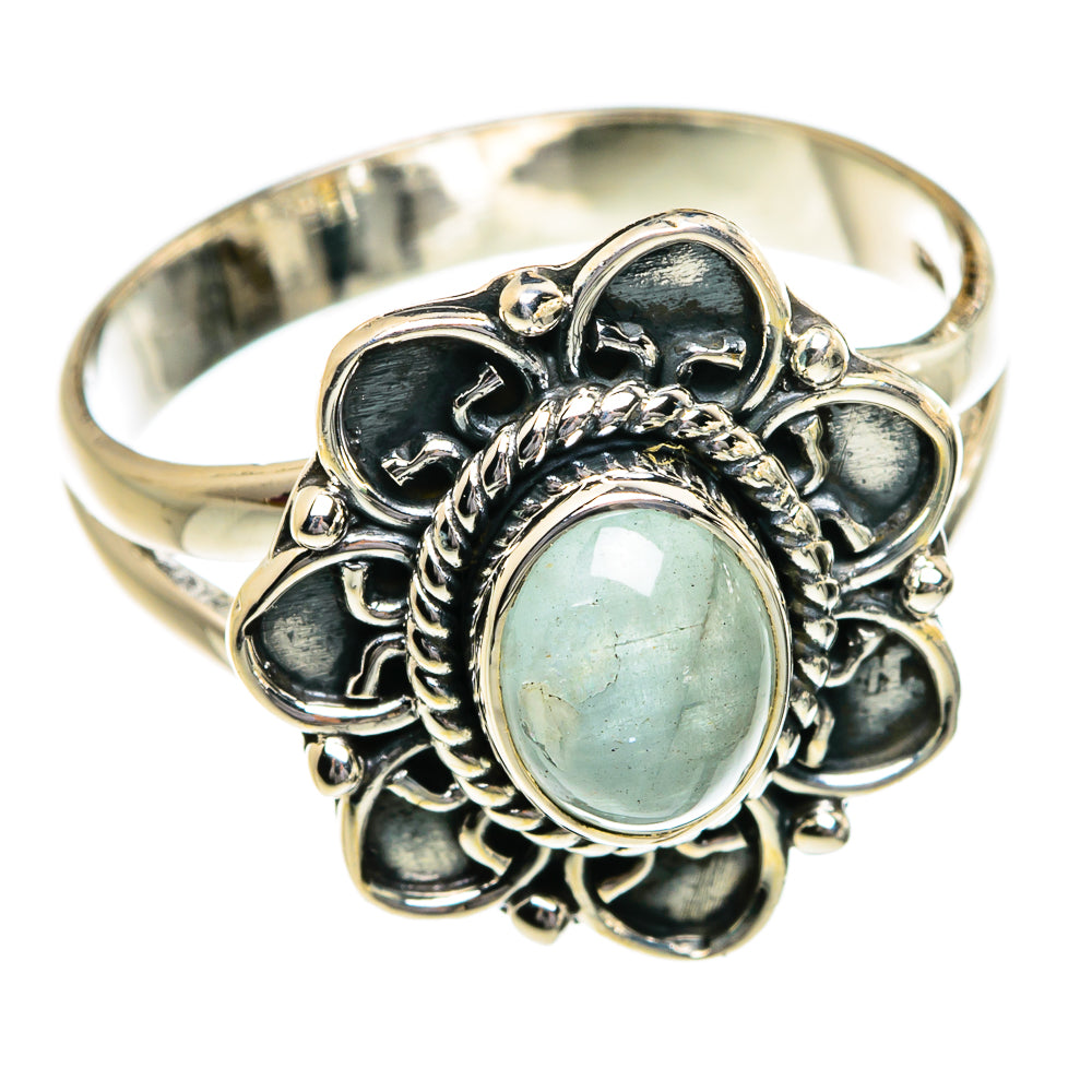 Aquamarine Rings handcrafted by Anasilvercos - RING80753