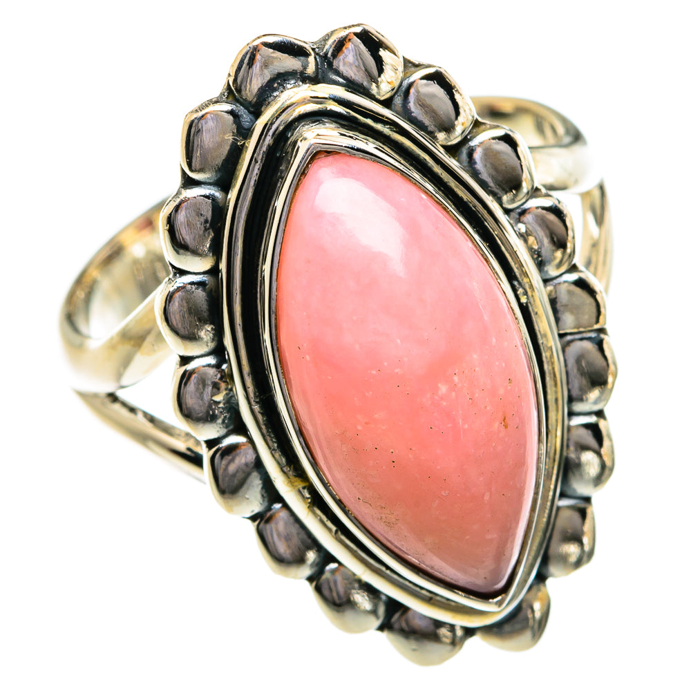 Pink Opal Rings handcrafted by Anasilvercos - RING80764