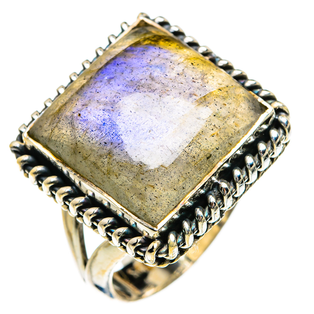 Labradorite Rings handcrafted by Anasilvercos - RING80776