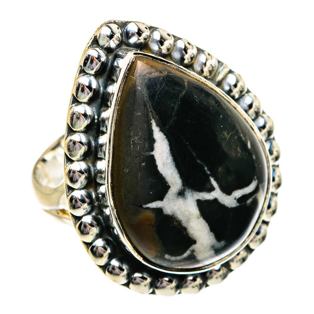 Septarian Geode Rings handcrafted by Anasilvercos - RING80797 - Photo 2