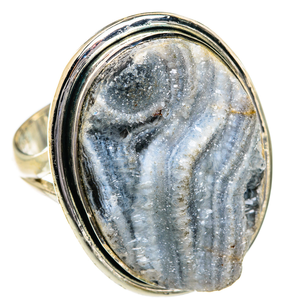 Desert Druzy Rings handcrafted by Anasilvercos - RING80804