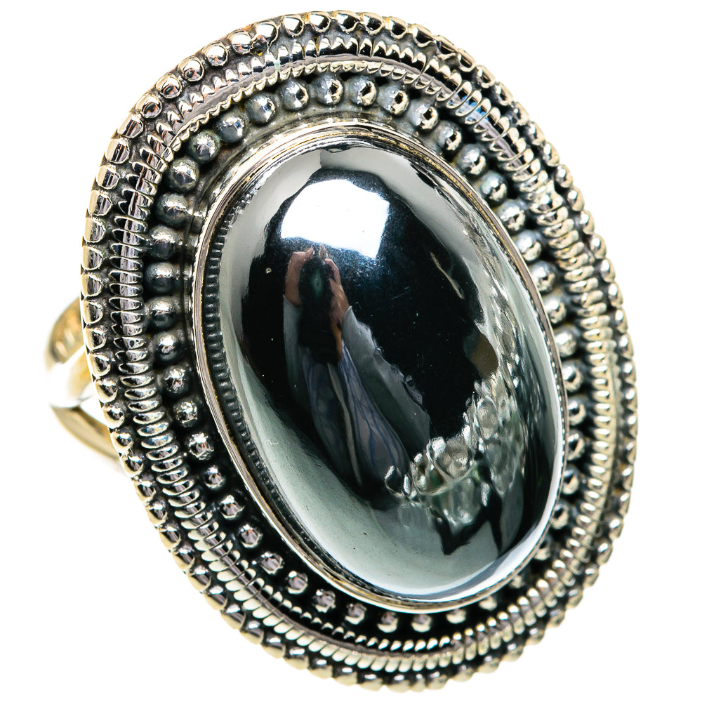 Hematite Rings handcrafted by Anasilvercos - RING80805