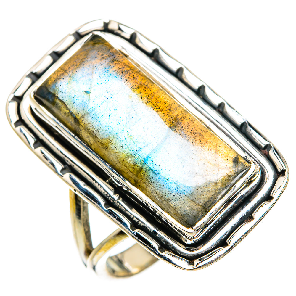 Labradorite Rings handcrafted by Anasilvercos - RING80814