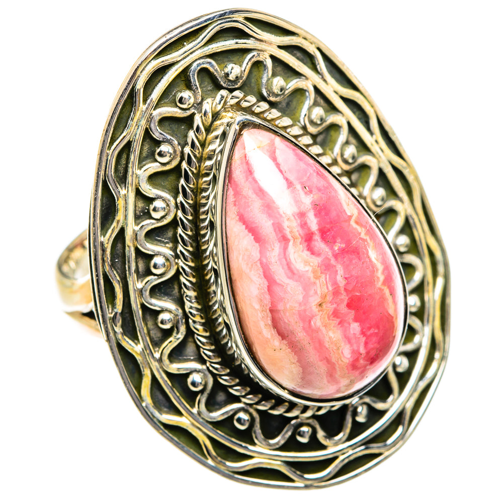 Rhodochrosite Rings handcrafted by Anasilvercos - RING80827