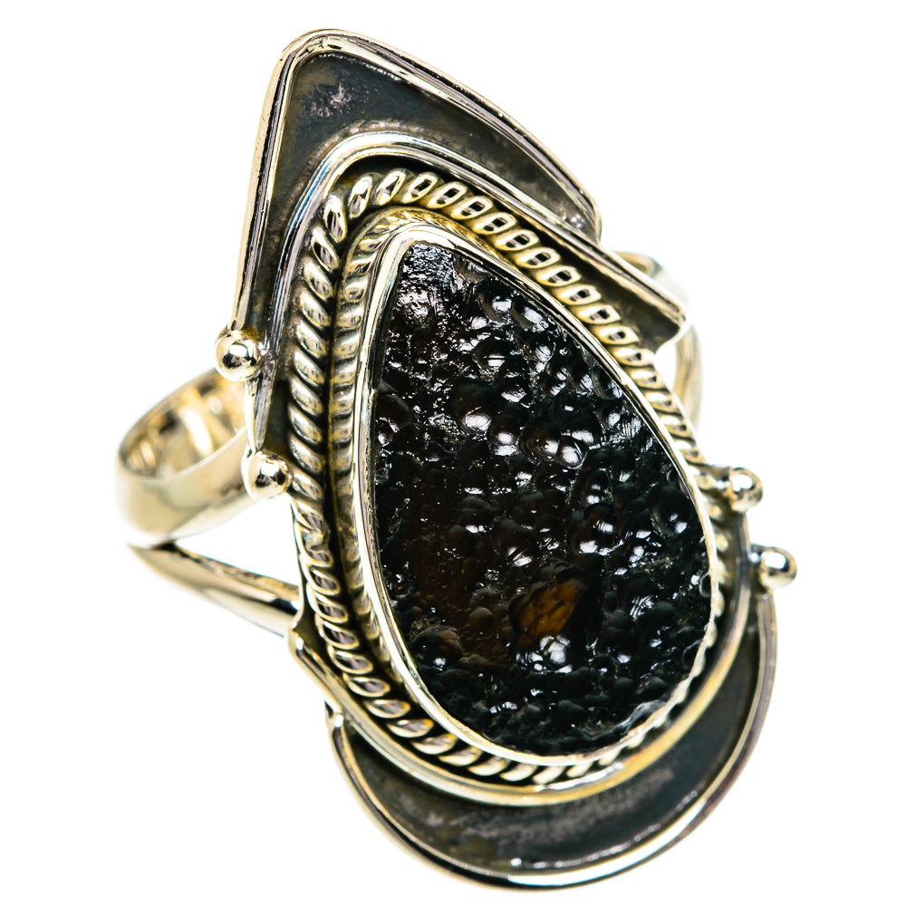 Tektite Rings handcrafted by Anasilvercos - RING80833