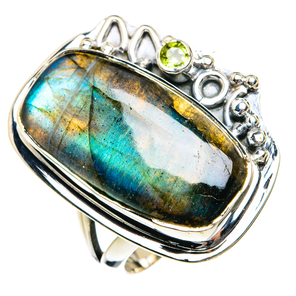 Labradorite Rings handcrafted by Anasilvercos - RING80849