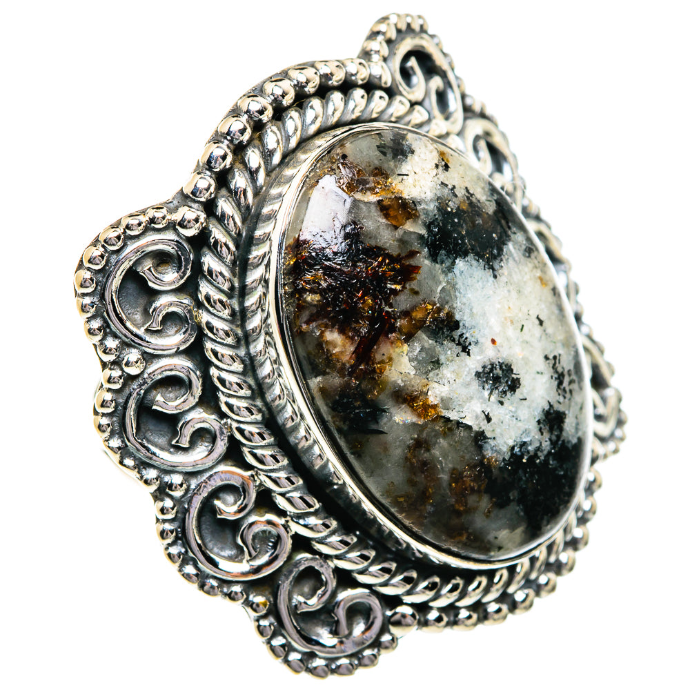 Astrophyllite Rings handcrafted by Anasilvercos - RING80857