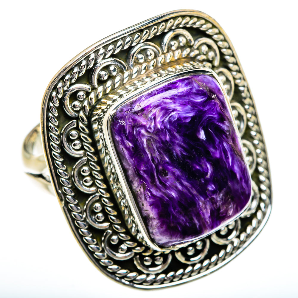 Charoite Rings handcrafted by Anasilvercos - RING80861