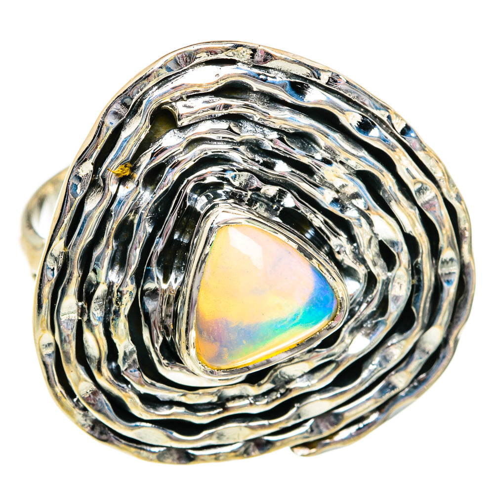 Ethiopian Opal Rings handcrafted by Anasilvercos - RING80904