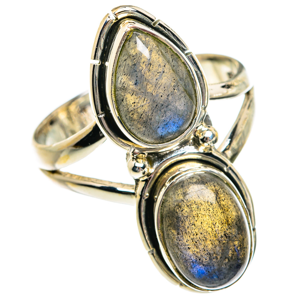 Labradorite Rings handcrafted by Anasilvercos - RING80912