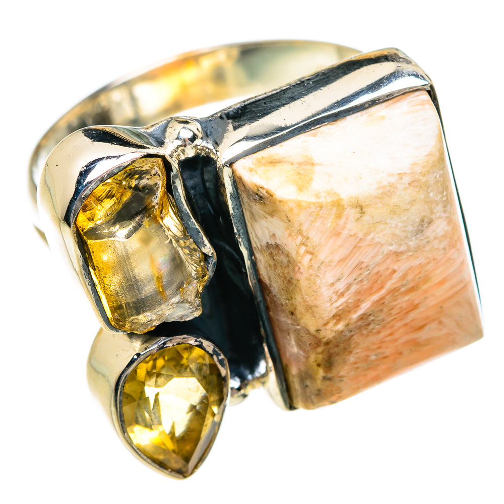 Scolecite Rings handcrafted by Anasilvercos - RING80921
