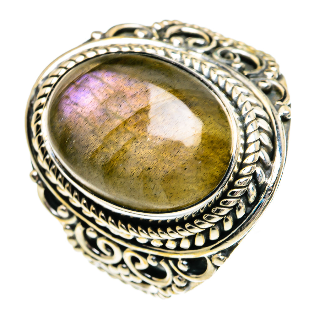 Labradorite Rings handcrafted by Anasilvercos - RING80927