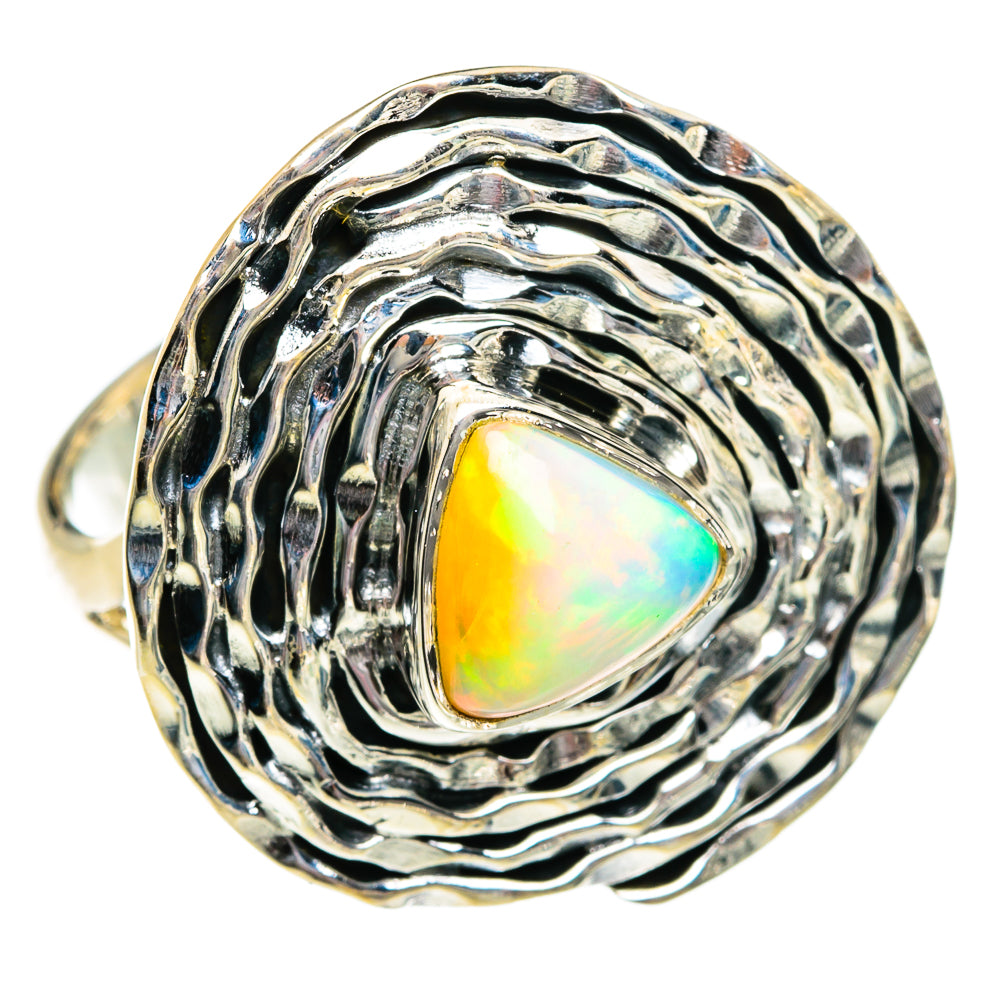 Ethiopian Opal Rings handcrafted by Anasilvercos - RING80935
