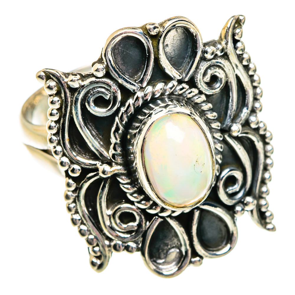 Ethiopian Opal Rings handcrafted by Anasilvercos - RING80939 - Photo 2