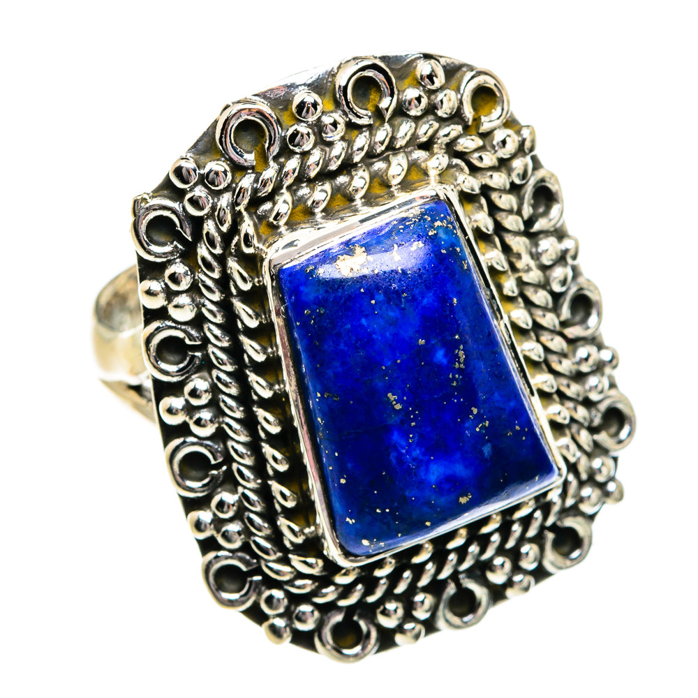 Lapis Lazuli Rings handcrafted by Anasilvercos - RING80950