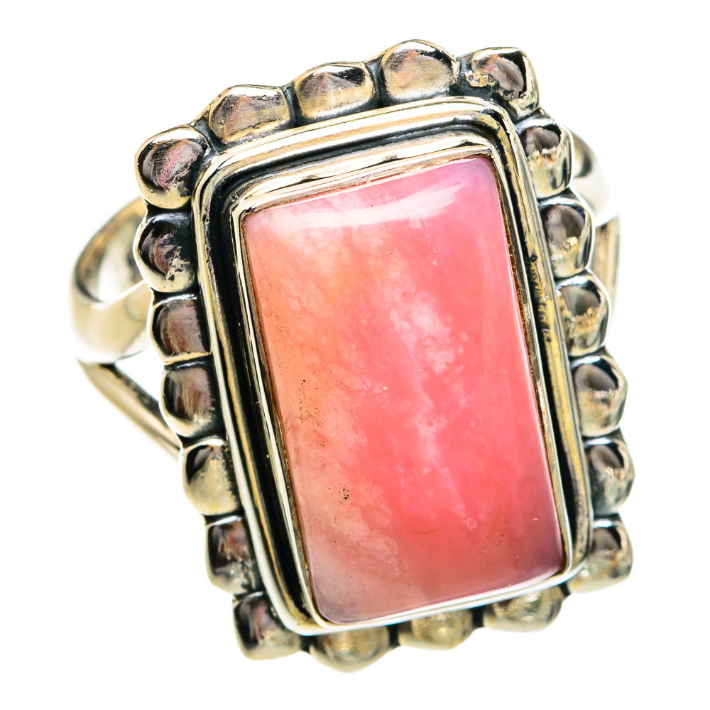 Pink Opal Rings handcrafted by Anasilvercos - RING80962