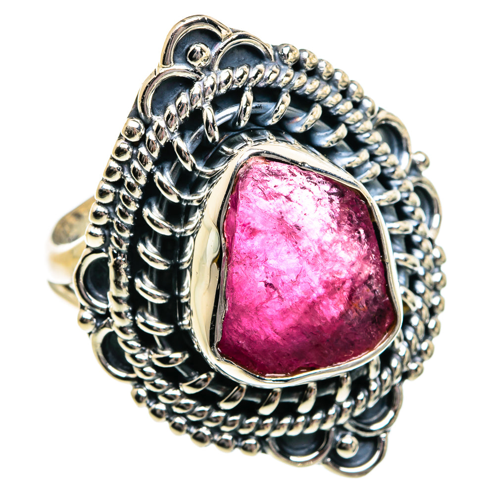 Pink Tourmaline Rings handcrafted by Anasilvercos - RING80963