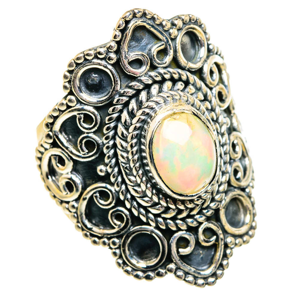 Ethiopian Opal Rings handcrafted by Anasilvercos - RING80974
