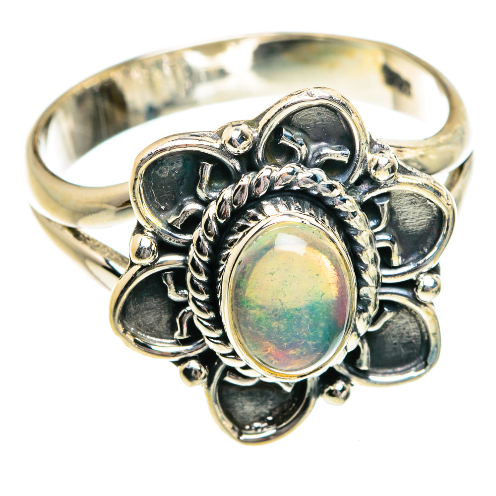 Ethiopian Opal Rings handcrafted by Anasilvercos - RING80975