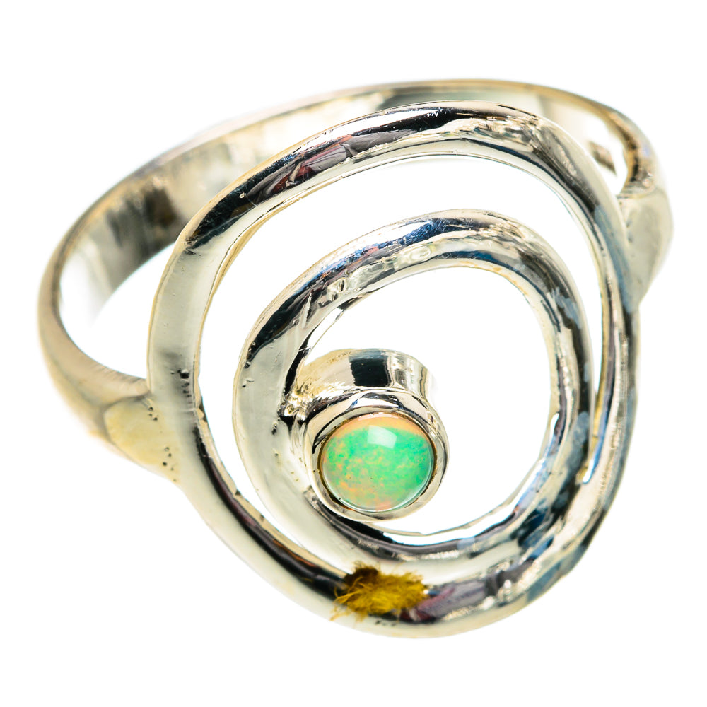 Ethiopian Opal Rings handcrafted by Anasilvercos - RING80976