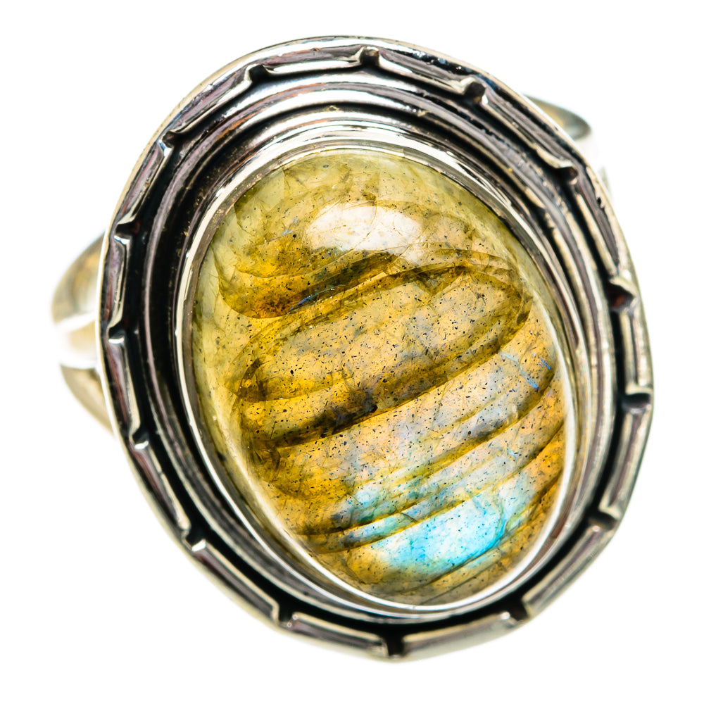 Labradorite Rings handcrafted by Anasilvercos - RING80985