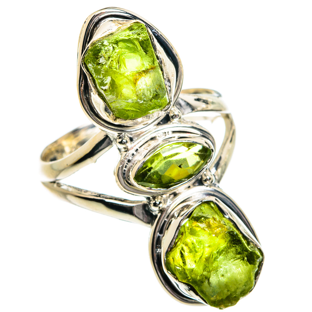 Peridot Rings handcrafted by Anasilvercos - RING80990