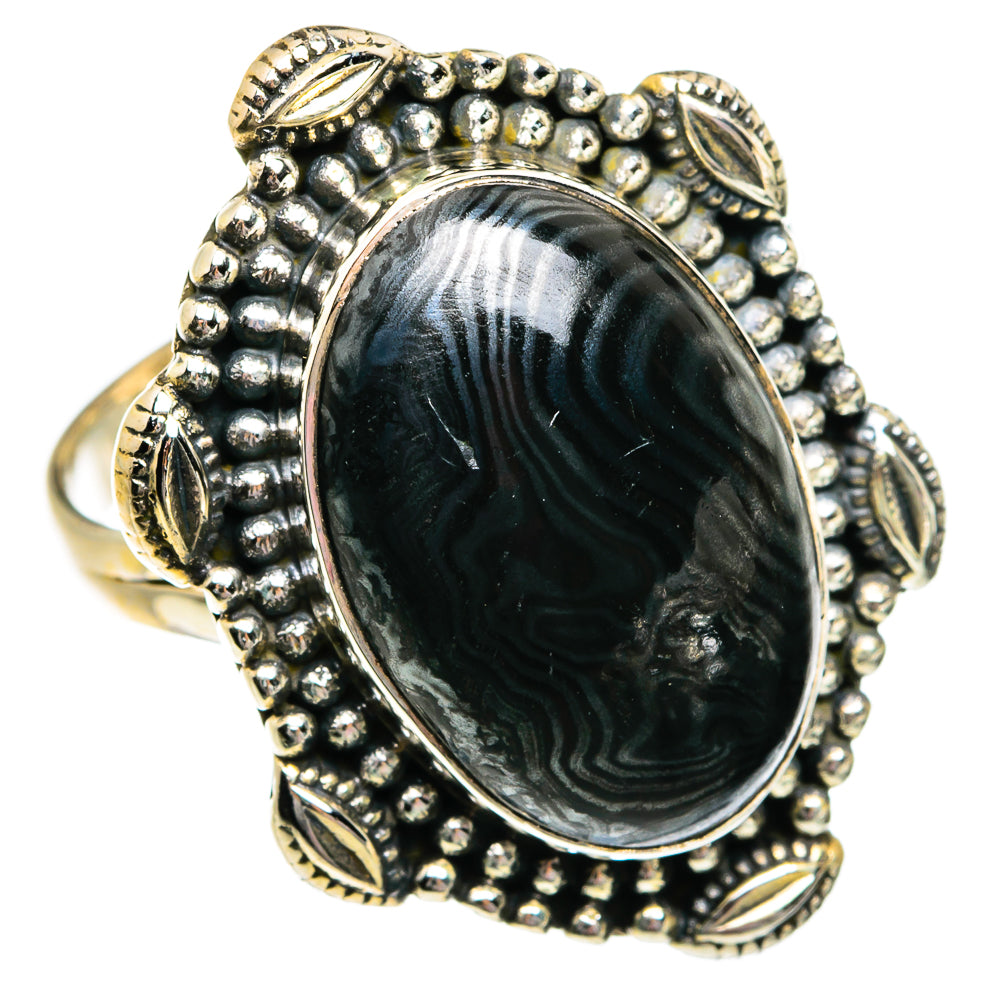 Psilomelane Rings handcrafted by Anasilvercos - RING81002