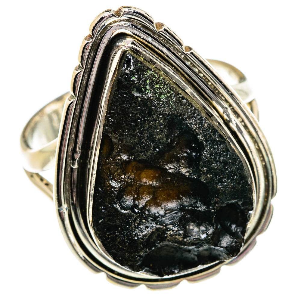 Tektite Rings handcrafted by Anasilvercos - RING81003 - Photo 2