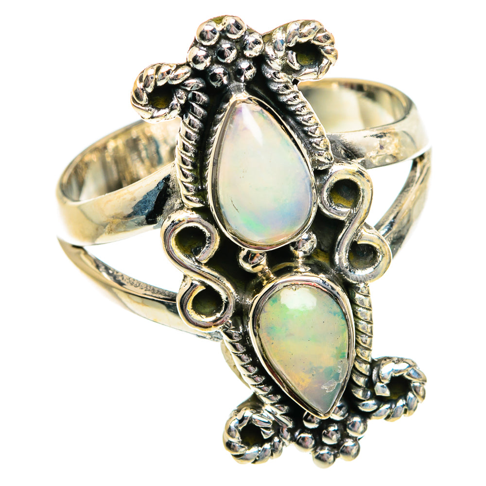 Ethiopian Opal Rings handcrafted by Anasilvercos - RING81011