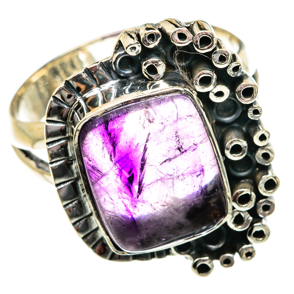 Amethyst Rings handcrafted by Anasilvercos - RING81034