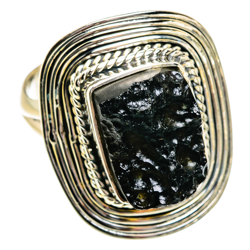Tektite Rings handcrafted by Anasilvercos - RING81036 - Photo 2